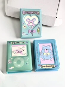 1pc Cute Cartoon Pattern 3-inch Pvc Photo Album - Multicolor - View 5