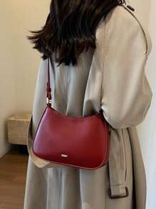 Women's Fashionable And Minimalist Elegant Underarm Bag Shoulder Crossbody Bag Can Hold Mobile Phone Lipstick