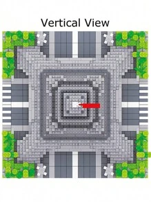 3585 件预制 20*20*40 尺寸微型探索著名地标埃菲尔铁塔积木套装成人收藏展示装饰 1 件房间装饰 - 灰色 - 查看 3