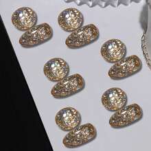 Esmalte De Uñas En Gel Rs Nail Reflective Glitter, 9g De Purpurina Holográfica De Invierno Aotoñal, Brillo De Diamante, Plata, Oro, Led Uv, Manicura Remojable Para Mujer Y Niñas