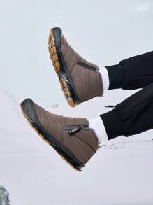 Chaussures De Travail Résistantes À L'usure, Épaissies Et Chaudes Pour L'hiver