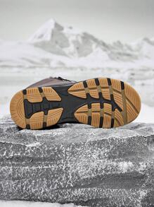 Chaussures De Travail Résistantes À L'usure, Épaissies Et Chaudes Pour L'hiver