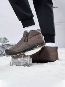 Chaussures De Travail Résistantes À L'usure, Épaissies Et Chaudes Pour L'hiver