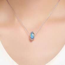 WOSTU 1 件 925 純銀冬季水晶雪花系列珠子女裝珠寶製作吊飾適合原創手鍊和項鍊 Diy - 銀色 - 查看 6