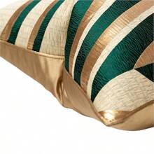 Premium Jacquard Throw Pillow Cover, Luxury Decorative Design, Suitable For Sofa, Home Decor, Living Room And More - Green - View 6