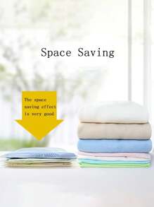 小型 35 * 50cm 手卷真空压缩袋，适用于旅行节省空间袋，可重复使用的卷起压缩袋，衣服收纳，旅行必需品抽屉衣柜整理器壁橱收纳绗缝袋床下整理盒抽屉/衣柜整理器/壁橱收纳/绗缝袋床下整理盒/隔断衣服垃圾袋衣服适用于家庭卧室/返校/宿舍/杂物/内衣/胸罩/衣服/内衣/内裤/裤子/牛仔裤/袜子/T 恤/连衣裙/鞋子/可折叠 6/7/11 网格/包装必需品/衣服收纳盖 - 無色 - 查看 4