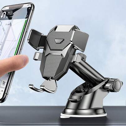 [66lbs Strong Suction Cup][Thick Case & Big Phone Friendly] Universal Car Phone Holder, Dashboard & Windshield Mounting, Compatible With IPhone 16/15/14/13/12