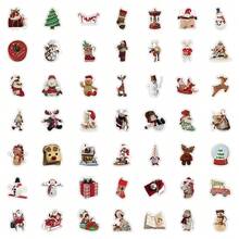 50pcs Christmas Cartoon Stickers - Multicolor - View 3