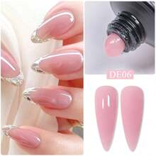 5PCS Poly Nail Extension Gel Set Soak Off UV LED 10ml Acrylic Crystal White Clear Nude Pink Gel Nail Polish UV Construction Gel