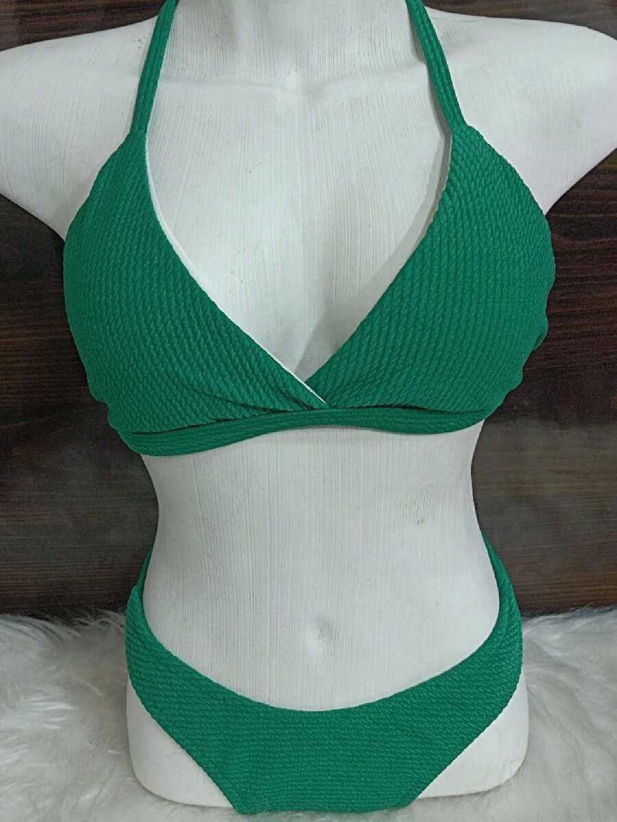 Women Two-piece Outfits - 軍綠色 - 查看 1