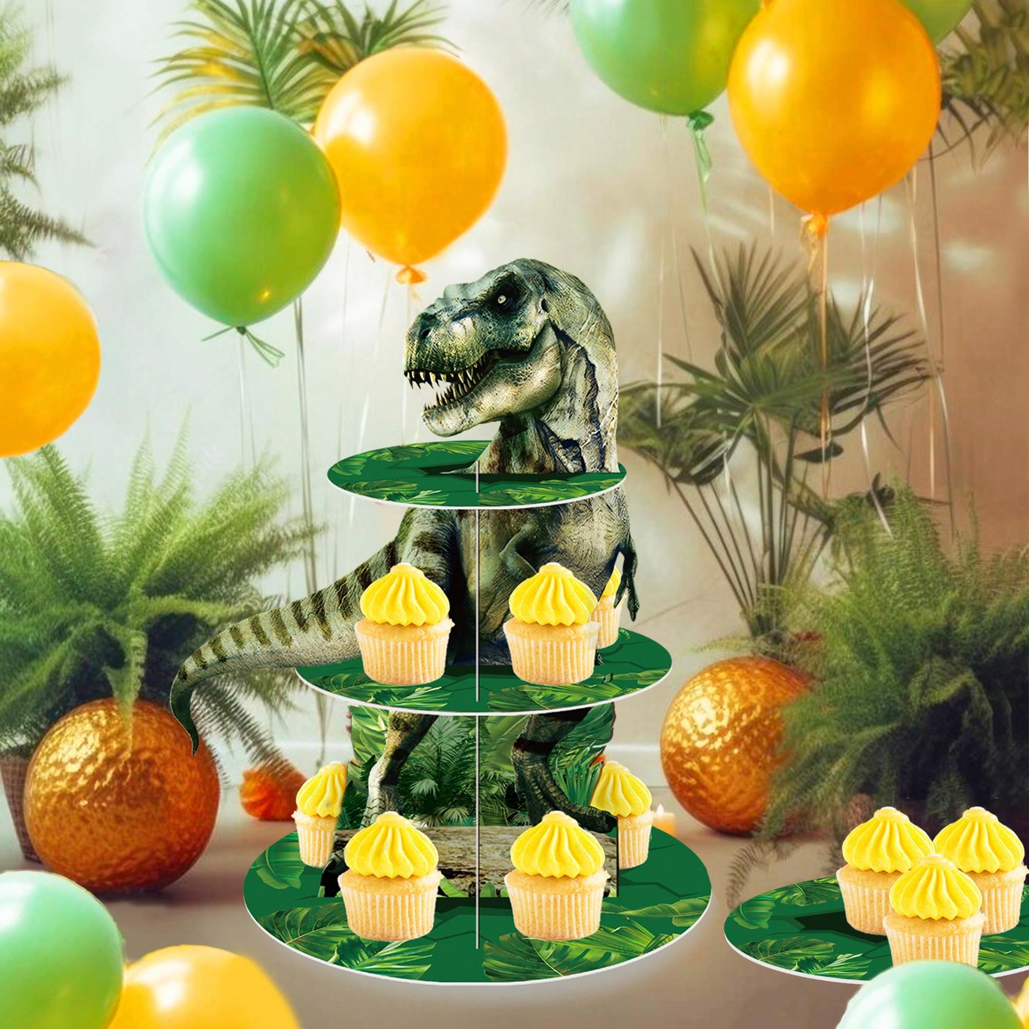 Weecent 48 Adornos Para Cupcakes Wild One Para El Primer Cumpleaños,  Decoraciones De Safari De La, image size:2000x2000