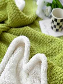 Colcha De Cama / Manta Para Sofá - verde oliva - Ver 6