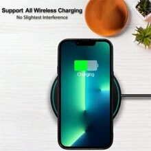 Ốp lưng kim loại mạ đen, có vòng xoay từ tính, vỏ mềm, phiên bản quốc tế, không phải phiên bản nội địa. - màu đen - Xem 9