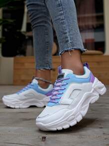 Giày Thể thao Nữ - Xanh và trắng - Xem 5