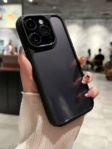 Minimalist Armor Transparent Hard Case Compatible With IPhone 17 Pro Max/17 Pro/17 Air/17/16 Pro Max/16/16 Pro/16 Plus/16e/12/13/14 Pro Max/XS/XR/11 Pro/11 Pro Max/12 Pro/12 Pro Max/13 Pro/13 Pro Max/7 Plus/14 Pro/14 Pro Max/14 Plus/7 Plus/8 Plus/8/SE2, Acrylic Material