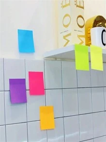 1 Miếng Đèn huỳnh quang Ghi chú dính Giấy Có màu sắc Pad ghi nhớ Học sinh Bản ghi nhớ sổ tay Văn phòng Quân nhu Ghi chú dính 6 Đèn huỳnh quang Ghi chú dính - Nhiều màu - Xem 5