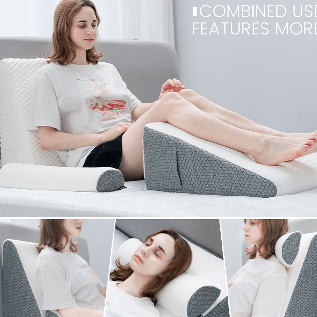 1pc Wedge Pillow For Sleeping Bed Wedge Pillow For After Surgery