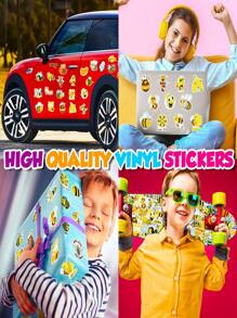 50pcs/Pack Cute Cartoon Little Bee Pp Sticker, Ideal For Festive Gifts, Children'S Items And Room Decoration - Multicolor - View 7