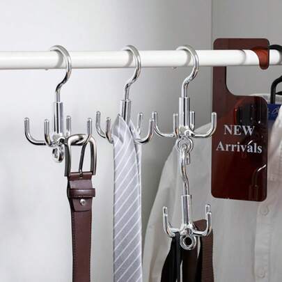 Rotatable Plastic Hook, Creative Storage Hanger For Hats, Bags, Belts In Household Wardrobebedroom,Organizer,Organiser,Home Storage,White T Shirt Women,Black Pants Women,Ladies Winter Clothes,Dress,Winter Clothes For Ladies,Elegant Woman Dresses,White Shirt For Ladies,Long Sleeve,White Jumpsuit For Women,Spring Dresses For Women,Spring Outfits For Women,Spring,Spring Clothes,Minimalist,Summer Tops