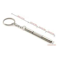 1 Miếng Đa chức năng Mini Cái vặn vít Đối với Kính , Đồng hồ & Đồng hồ Công cụ sửa chữa - Bạc - Xem 4