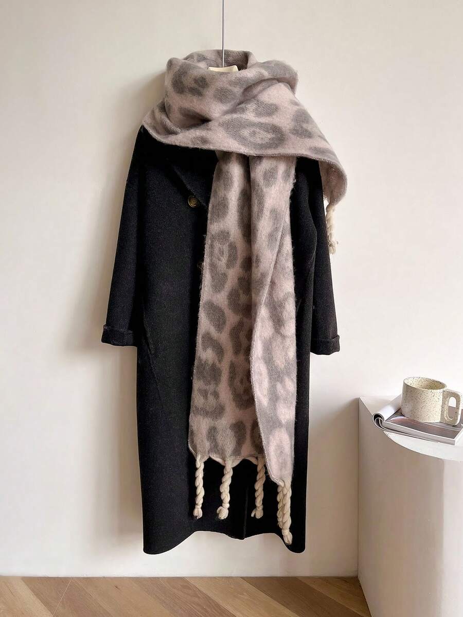 Khăn quàng cổ nữ - Bụi tím - Xem 1