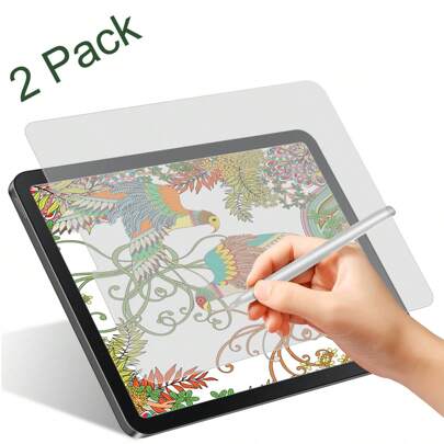2개 아이패드용 종이 질감 화면 보호기. 생일, 가족 및 친구를 위한 이상적인 선물. 이 화면 보호기는 방수, 충격 방지, 낙하 방지, 스크래치 방지 및 지문 방지 기능이 있으며 전체 덮개 디자인입니다.