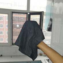 Glass Cleaning Cloth, Non-shedding, No Water Mark, Magic Fiber, Absorbent Cloth, 30x30cm - Grey - View 4