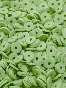 1包(約1000顆)diy軟陶珠子,適用於項鍊和手鐲製作 - 彩色 - 查看 12