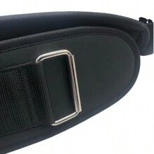 1 件健身舉重腰帶,壓力式深蹲和硬舉腰帶,用於運動保護 - 黑色 - 查看 8