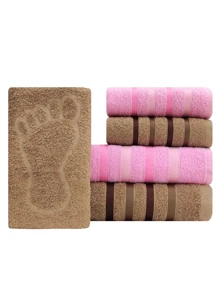 Bath Towels - Suede and Pink - View 2