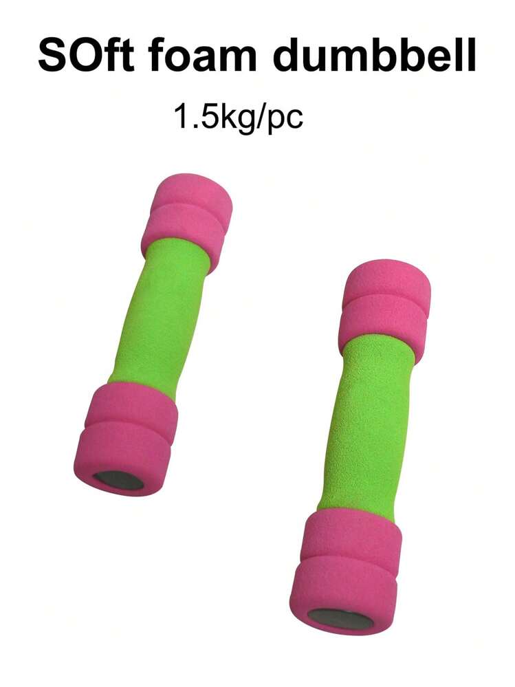 Haltère En Mousse Douce Pour Gymnastique Pour Femme De 1,5 Kg - Multicolore - Voir 2