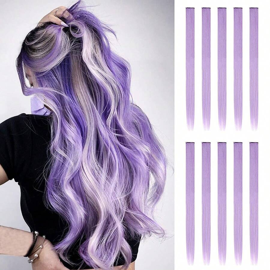 Synthetic Extensions Clip-In Hair Extensions