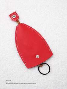 1pc Scratch-resistant Vintage Cartoon Design Key Wallet For Cars, Mixed Color - Multicolor - View 2