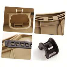 汽車用餐托盤平板電腦支架汽車用餐平板電腦支架辦公桌汽車服務盤汽車用餐盤汽車雜物組織者支架 - 米色 - 查看 8