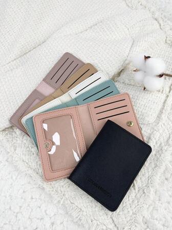 SOUTHLAND&KANGAROO 黑色钱包口袋钱包时尚男士超薄轻便便携式现金钱卡钱包适用于生日礼物周年纪念情人节女士女士女孩青少年大学生学校学生男士礼品袋礼品执照夹卡夹钱包名片夹信用卡夹身份证夹女士迷你钱包卡片钱包