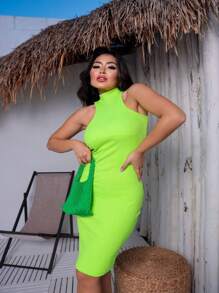 Women Dresses - 青檸色 - 查看 2