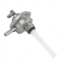 燃油箱開關閥燃油泵宠物gy6 50cc 125cc 150cc卡丁车atv摩托车代步车水龙头石油龙头 - 銀色 - 查看 1