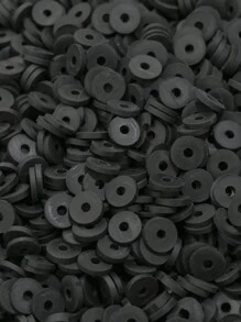 1包(約1000顆)diy軟陶珠子,適用於項鍊和手鐲製作 - 彩色 - 查看 31