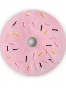 1入組甜甜圈造型毛絨玩具 - 咖啡棕 - 查看 2