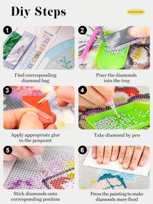 DIY Tranh kim cương - Nhiều màu - Xem 8