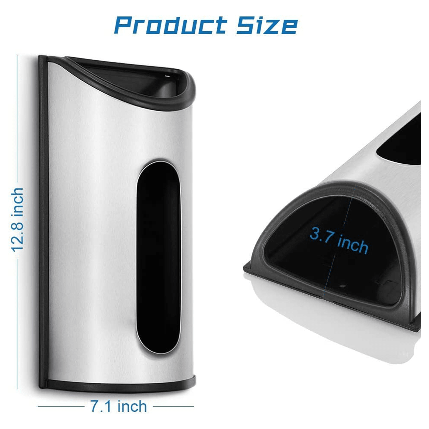 Malmo Grocery Bags Holder for Plastic Bags Wall Mount Trash Bag