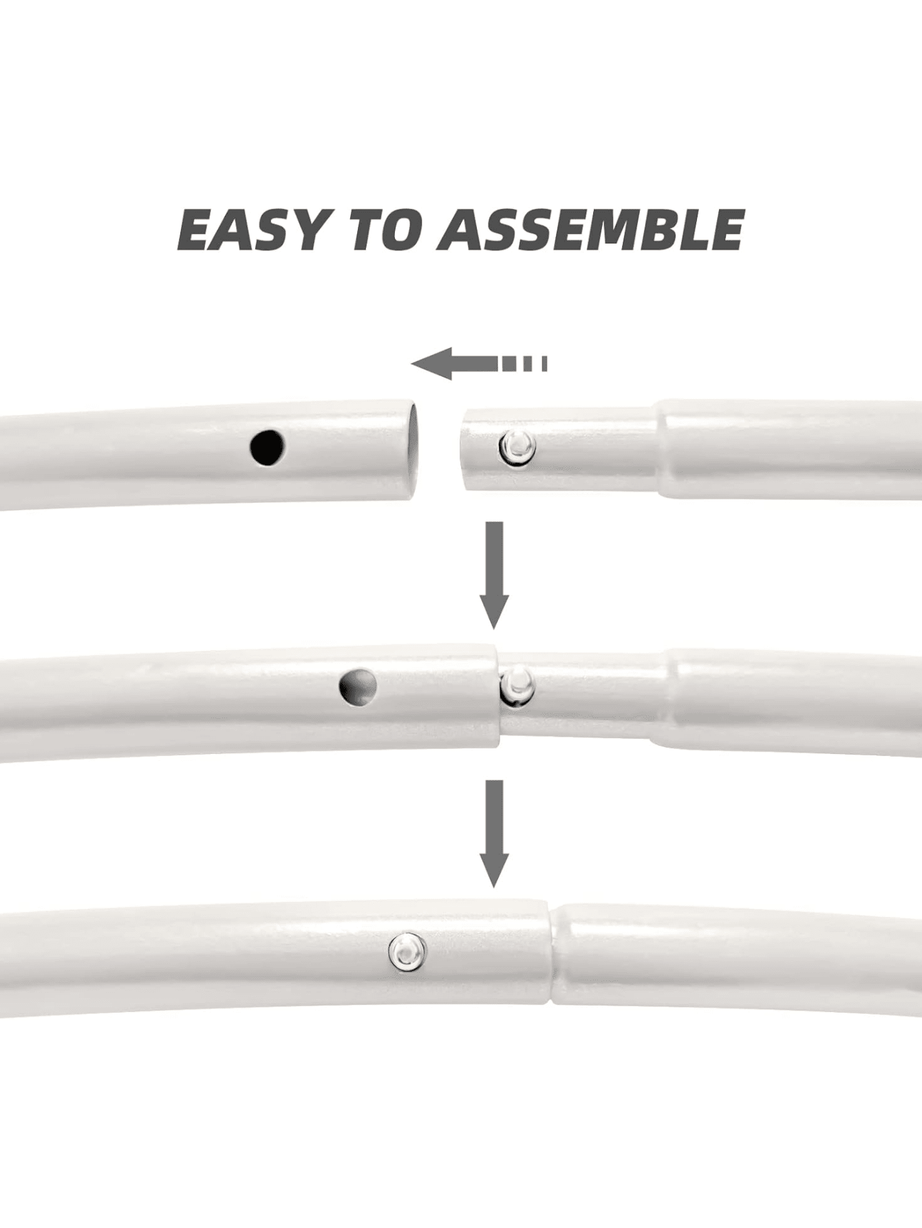 Round Arch Backdrop Cover, 6ft/6.5ft/7.2ft Circle Arch Stand With Bottom Zipper Smooth Touch Multipurpose Wedding Arched Background Set For Birthday Party