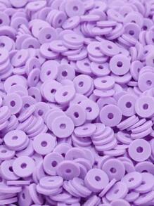 1包(約1000顆)diy軟陶珠子,適用於項鍊和手鐲製作 - 彩色 - 查看 10