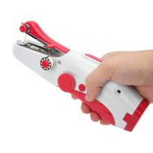 Nuevo Mini Máquina De Coser Eléctrica Portátil De Mano Para Uso Doméstico, Práctica - Rojo - Ver 5