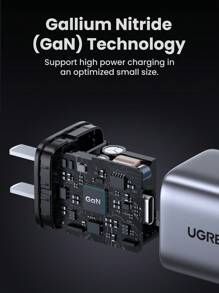 UGREEN UGREEN 30W GaN PD Typ C Schnellladegerät, kompatibel mit iPhone 16 15 14, geeignet für Reisen, Büro, Wohnheim und Zuhause Adapter