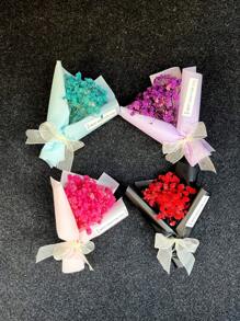 Car Air Vent Mini Aromatherapy Flower Bouquet - Black & Red