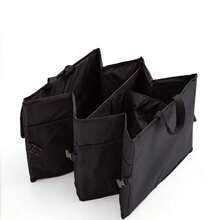 Multi-functional Folding Car Trunk Organizer, Outdoor Automobile Storage Bag, Home Tool Storage Box - Black - View 2