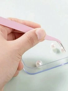 Journaling Tool Tweezers For Stickers, Rhinestones, Diy Crafts, Succulent Plants And Nails, Tools For Men,Makeup,Cheap,Room Decor,Vanity,Travel,Bedroom,Makeup Accessories