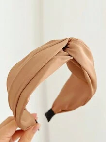 Extensión De Cabello Sintético Largo Y Rizado Con Banda Para La Cabeza - Black-brown - Ver 6