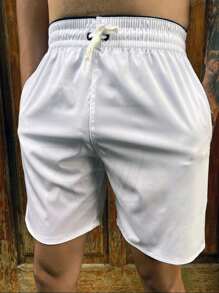 Men Shorts - Blanc - Voir 2